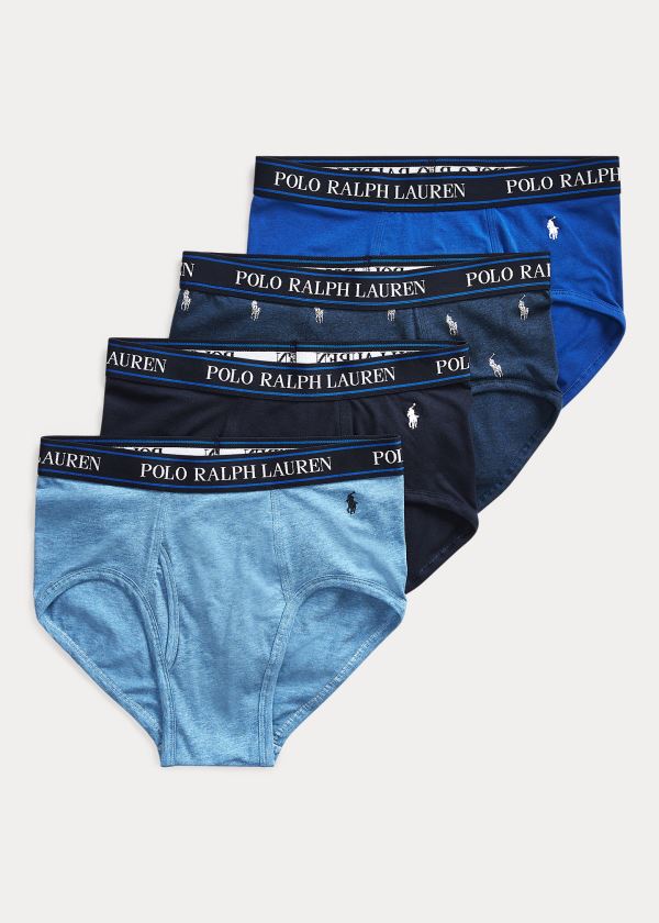 Men's Polo Ralph Lauren Stretch 4-Pack Briefs | 631852LAX